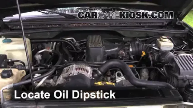 1998 Land Rover Discovery LSE 4.0L V8 Aceite Controlar nivel de aceite